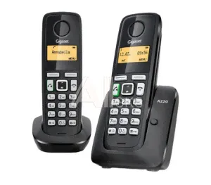 L36852-H2411-S301 GIGASET A220 DUO black-0