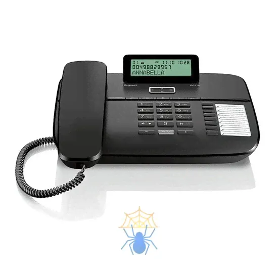 Телефон проводной Gigaset DA710 Черный S30350-S213-S301