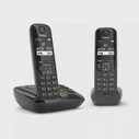 Радиотелефон Gigaset AS690A DUO RUS Black