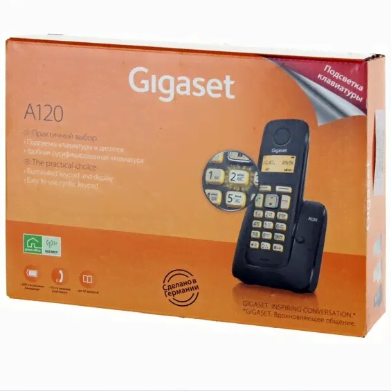 Радиотелефон Gigaset A120 чёрный-4