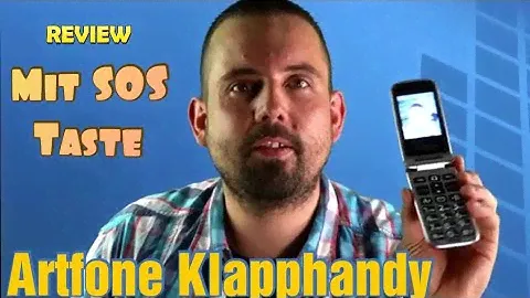 Artfone Senioren Klapphandy | SOS Taste + Dual Bildschirm 2,4/1,8 Zoll | Ohne Vertrag| Dual SIM