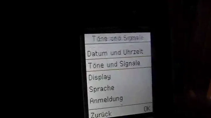 Gigaset E630 A - Menü