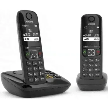 Радиотелефон Gigaset AS690A DUO Black-0