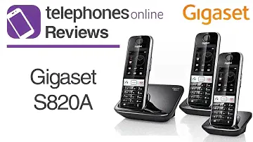 Обзор цифрового беспроводного телефона Gigaset S820A от Phones Online