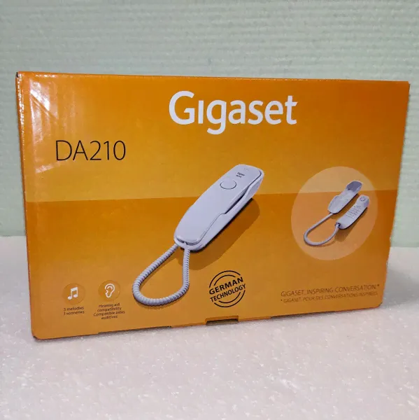 Телефон проводной Gigaset DA210 белый-1