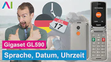 Gigaset GL590 - Ersteinrichtung (Sprache, Datum, Uhrzeit) • 📱 • ⚙️ • ☑️ • Anleitung | Tutorial
