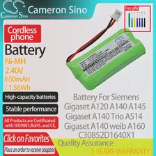 Аккумулятор CameronSino для Siemens Gigaset A120, A140, A145, A140, трио, A140, weib A140, Duo, подходит для аккумуляторов GP 55AAAHR28MX (art.: 3920b5984ebfa)