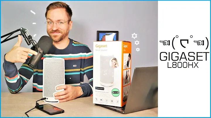 Gigaset Smart Speaker L800HX - Lautsprecher mit Alexa Support,DECT,Bluetooth 5.0 und Wifi - Moschuss