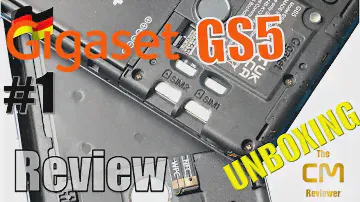 Gigaset GS5 Unboxing: Der Nachfolger des GS4 Smartphone MADE IN GERMANY #1 (Deutsch, eng. hints)