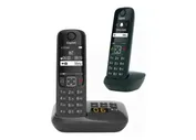 Радиотелефон Gigaset AS690A DUO RUS Чёрный