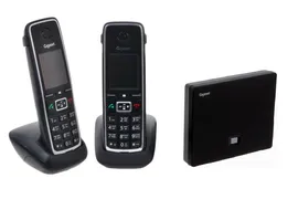 Радиотелефон с отдельной базой Gigaset C530 чёрный (2 трубки в комплекте)
