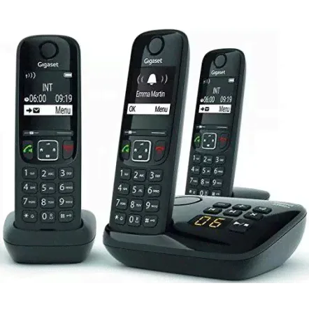 Радиотелефон Gigaset AS690A TRIO Black-0
