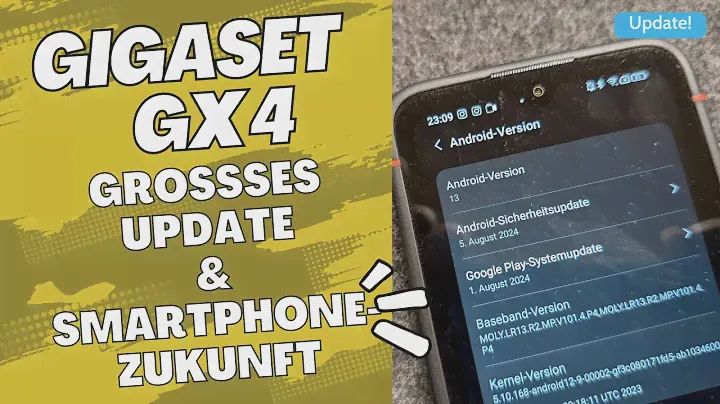 Gigaset GX4 mit großem Android Update & Zukunft der Gigaset Smartphones!
