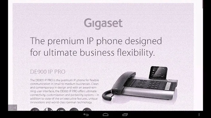 Gigaset Maxwell 10 Fax Widget