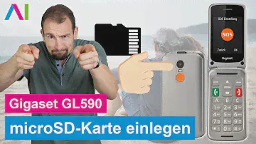 Gigaset GL590 - microSD-Karte einlegen • 💾 • 📲 • 📈 • Anleitung | Tutorial
