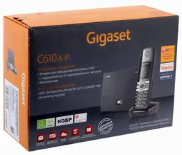VoIP-телефон GIGASET C610 A IP чёрный