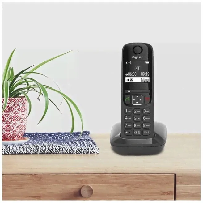 Gigaset Радиотелефон Gigaset AS690 DUO RUS, черный [l36852-h2816-s301] радиотелефоны-1