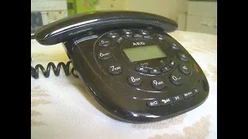 Telefon AEG  Style 15, Corded Phone