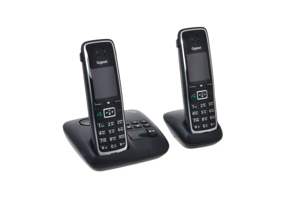 Телефон Gigaset C530A DUO (DECT, автоответчик, две трубки)-0