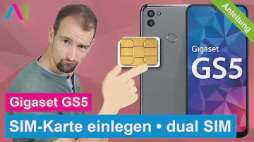 Gigaset GS5 - SIM-Karte einlegen • 🂠 • 📲 • 📡 • Anleitung | Tutorial