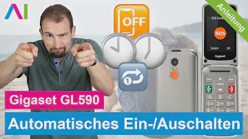 Gigaset GL590 - Auto Ein Aus • 📱 • 🔛 • 📴 • Anleitung | Tutorial