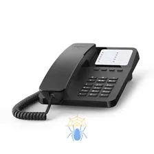 Телефон проводной Gigaset DESK400 черный S30054-H6538-S301
