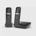 Радиотелефон Gigaset AS690A DUO RUS Black