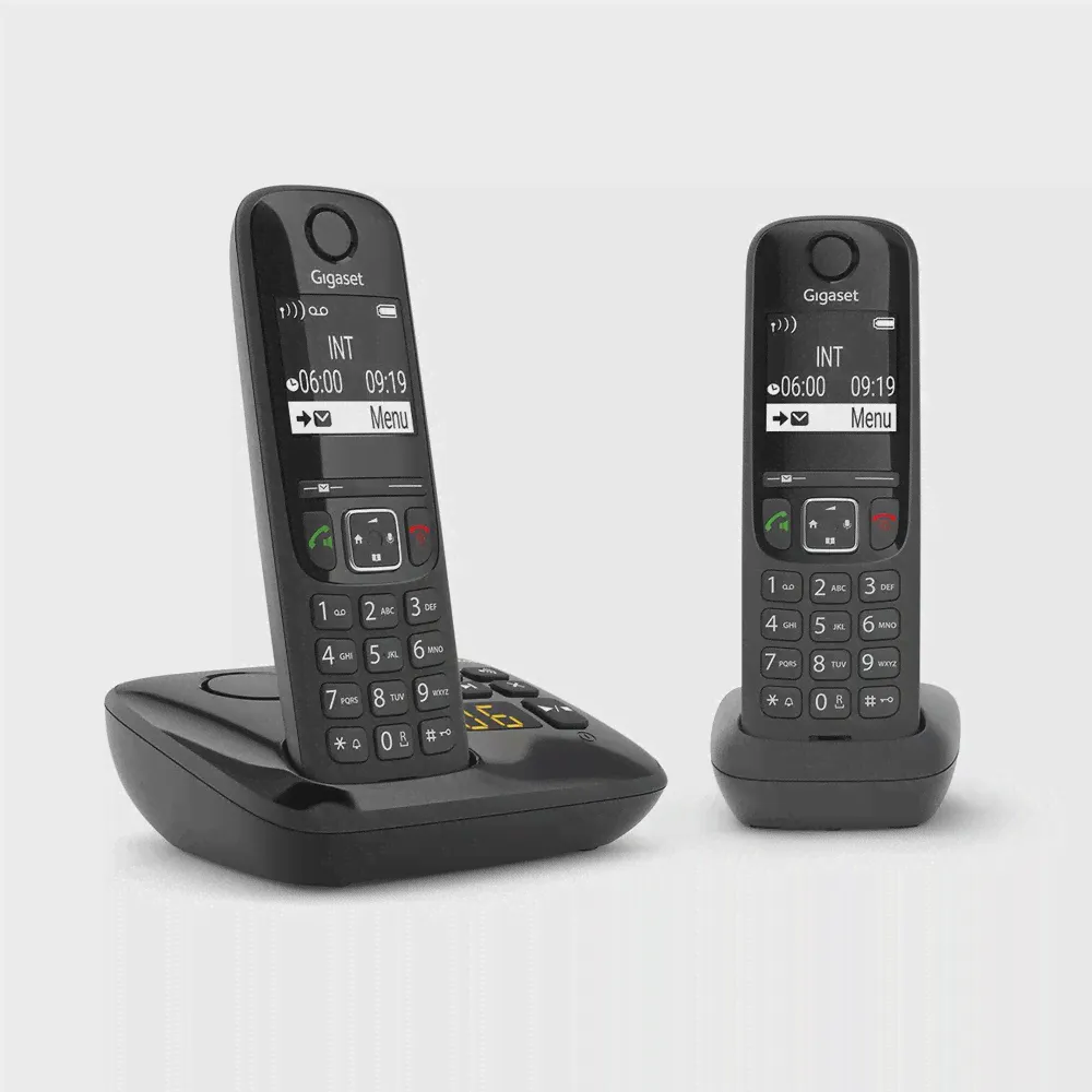 Радиотелефон Gigaset AS690A DUO RUS Black-0