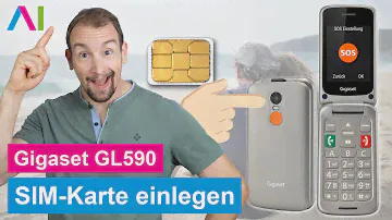 Gigaset GL590 - SIM-Karte einlegen • 🂠 • 📲 • 📡 • Anleitung | Tutorial