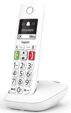 Радиотелефон Dect Gigaset E290 SYS RUS, белый, АОН [S30852-H2901-S302]