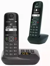 Радиотелефон Gigaset AS690A DUO RUS, DECT, АОН, черный (L36852-H2836-S301)