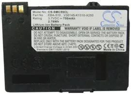 Gigaset Аккумулятор для радиотелефона Siemens Gigaset EBA-510, CS-SMC55CL CameronSino радиотелефоны