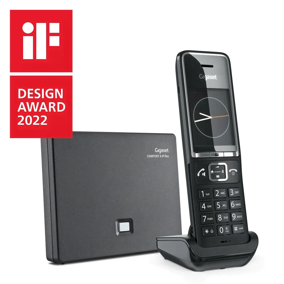 IP телефон Gigaset COMFORT 550A IP flex, черный-0