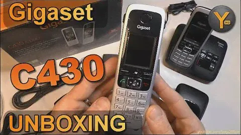 Unboxing/First Look: Gigaset C430 / C430A DECT Schnurlos-Telefon mit Anrufbeantworter