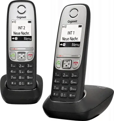 Р/Телефон Dect Gigaset A415 DUO черный 2 трубки